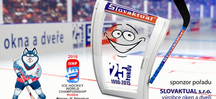 Slovaktual podporuje MS 2016 v ľadovom hokeji.