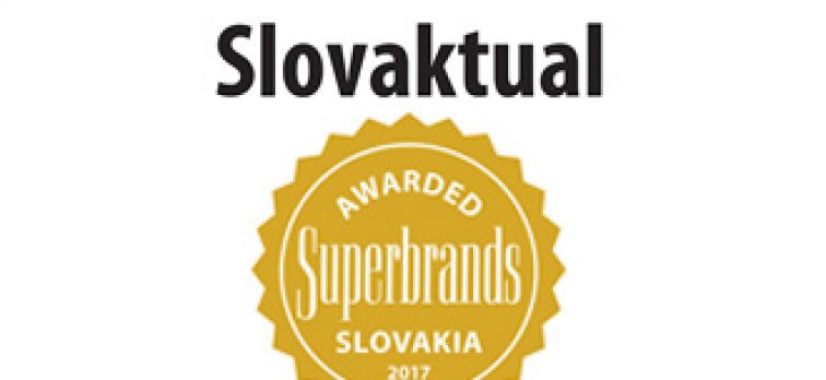 SLOVAKTUAL získal prestížne ocenenie Slovak Superbrands 2017.