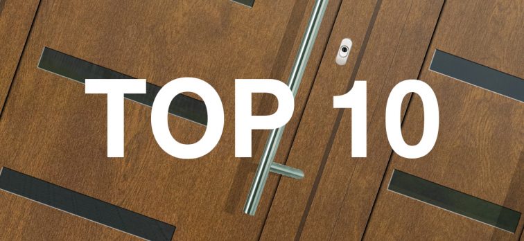 TOP 10 – najpredávanejšie vchodové dvere u nás