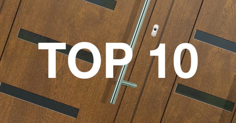 TOP 10 – najpredávanejšie vchodové dvere u nás