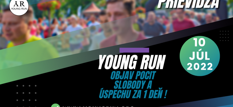 II. ročník behu YOUNG RUN v Prievidzi opäť s našou podporou