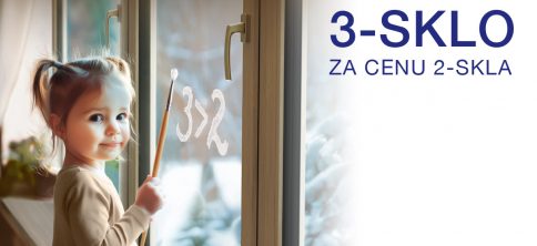 Predvianočná akcia: Trojsklo za cenu dvojskla na plastové okná Slovaktual