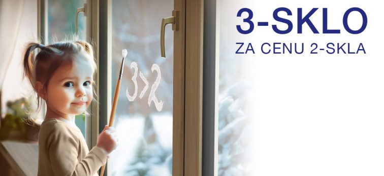 Predvianočná akcia: Trojsklo za cenu dvojskla na plastové okná Slovaktual